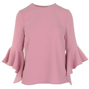 Ted Baker Dusty Pink Juula Waterfall Sleeve